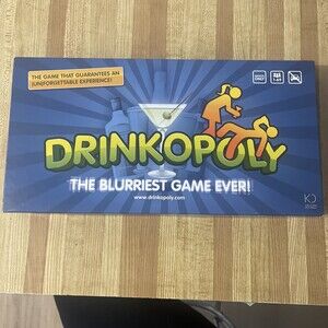 Drinkopoly The Blurriest Game Ever - 100% Complete Drinking Games W Cards